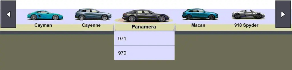 Which model series is supported by the Porsche Piwis 39.9 diagnostic software-3