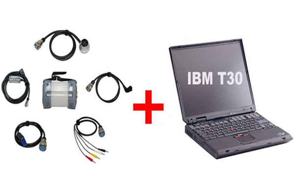  495.00 美元 - Mb Star C3 Plus IBM T30 笔记本电脑或戴尔 D630 笔记本电脑 - 用于奔驰卡车和汽车）2014.07 版本c-2