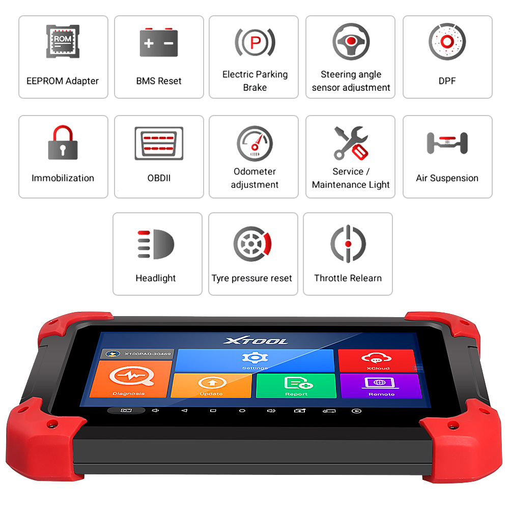 XTOOL X100 PAD X-100 Auto Car Key Programmer-2