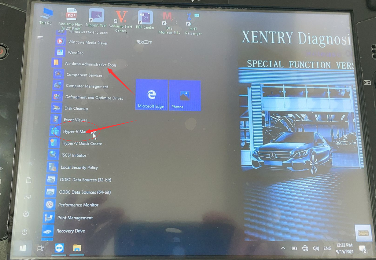 How to Solve MB SD C4C5 HHT-WIN Internal Fault Code -2
