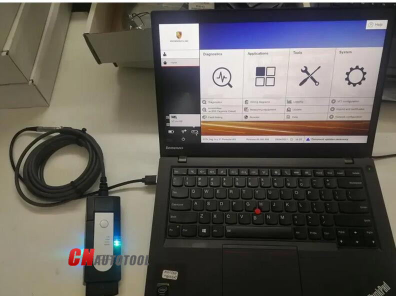 How to automatically update the firmware of Porsche PT3G VCI Connect to PIWISI 3-1