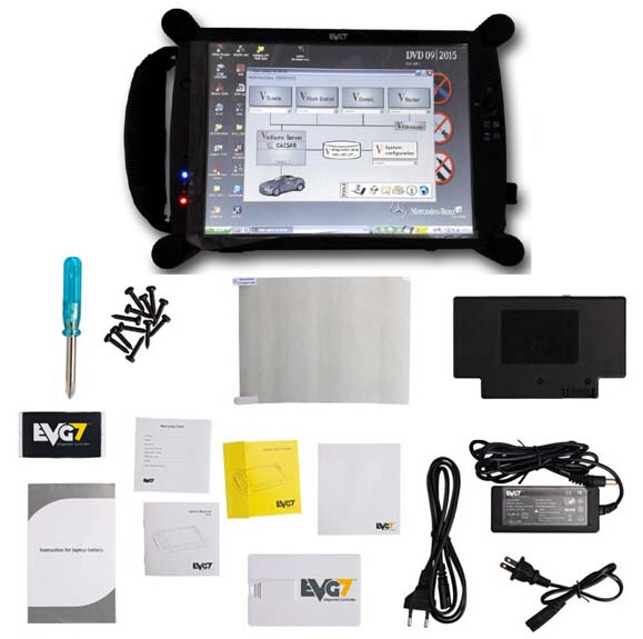 SD Connect C5 with necessary cables and EVG7 Tablet-4