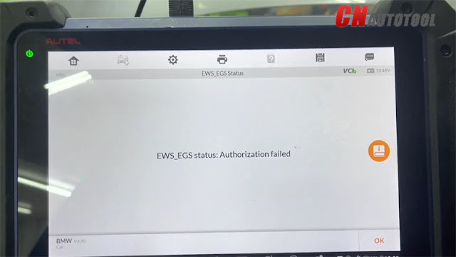 Programming BMW transmission controller EGS reset via Autel IM608-4