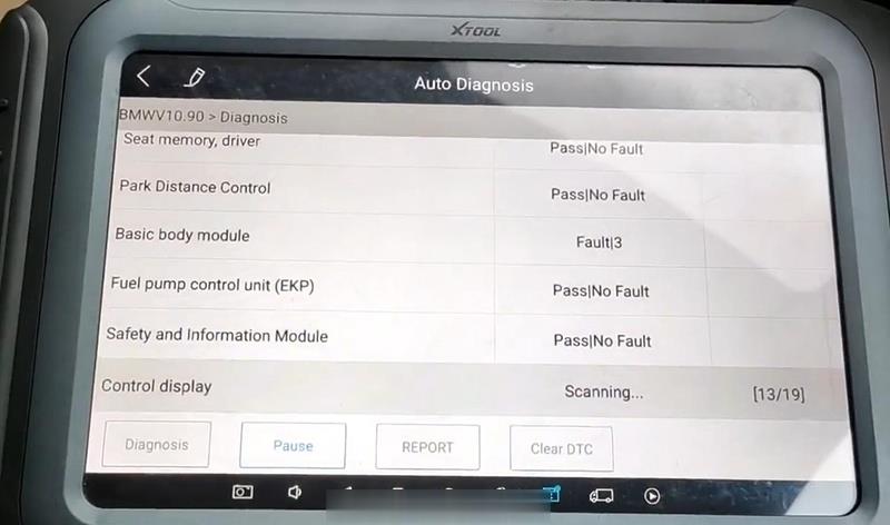 BMW Diagnosis & Service Light Reset by XTOOL A80 PRO-1 (3)
