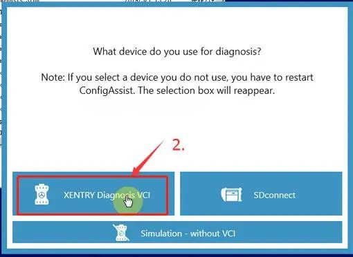 How to connect Xentry Diagnostics with Mercedes Benz C6 VCI-3