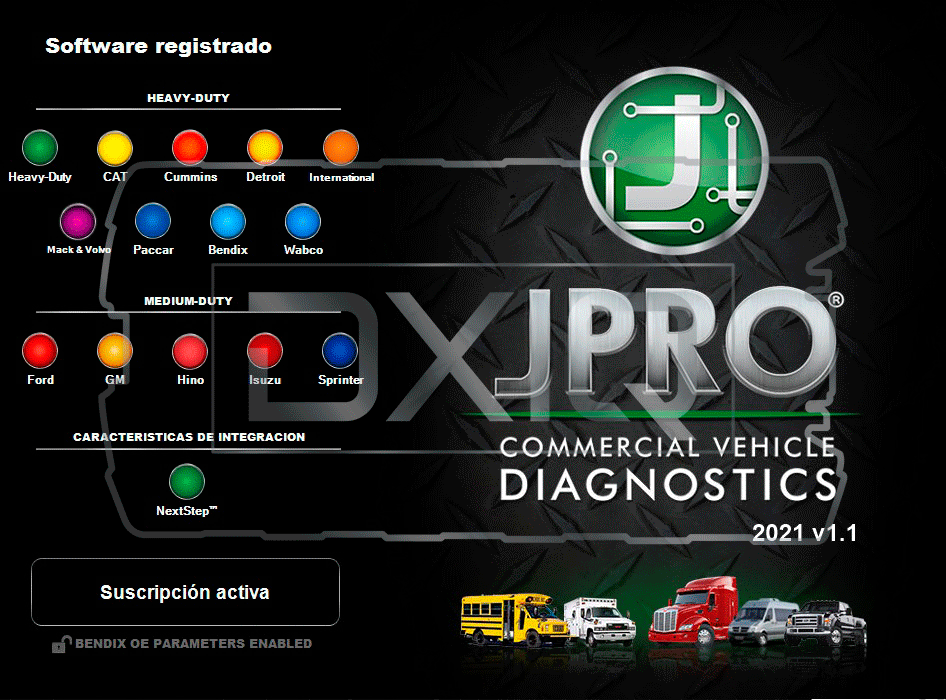 Newest software JPRO Commercial Vehicle Diagnostics 2021 v2.2-1