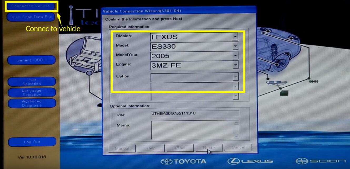Toyota-TIS-Techstream-Program-A-New-Key-For-Lexus-ES330-1