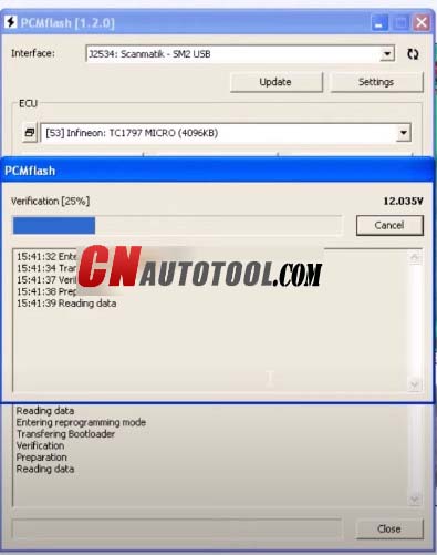 How-to-use-PCMtuner-ECU-Programmer-On-Ford-SID209-10
