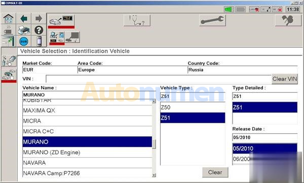 How to Reset Nissan Murano 2012 CVT Fluid Count with Consult3-3 (2)