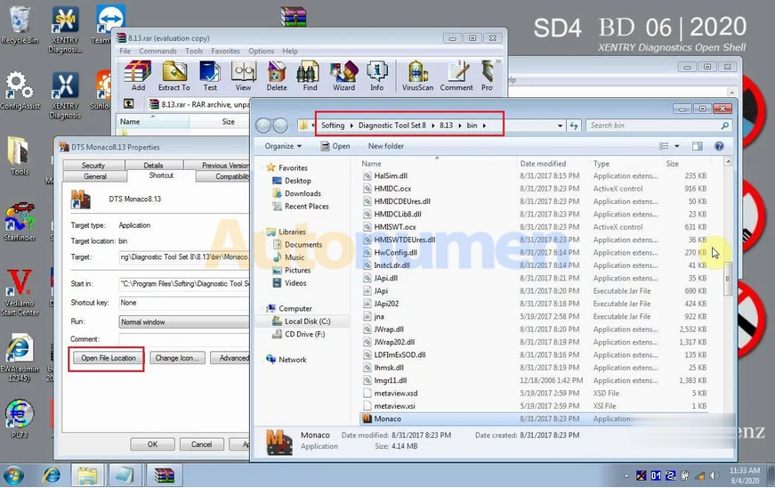 How to activate 2020.09 Star diagnostic Xentry, DTS & EPCWIS-11