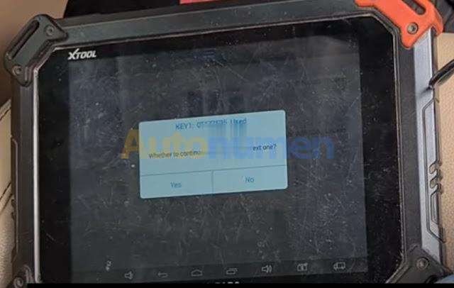 Xtool X100 Pad2 Adds Landrover 2014 Up Smart Key via OBD-17 (2)