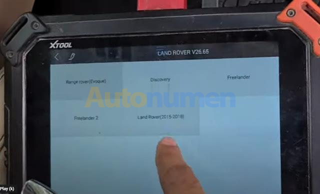 Xtool X100 Pad2 Adds Landrover 2014 Up Smart Key via OBD-8 (2)