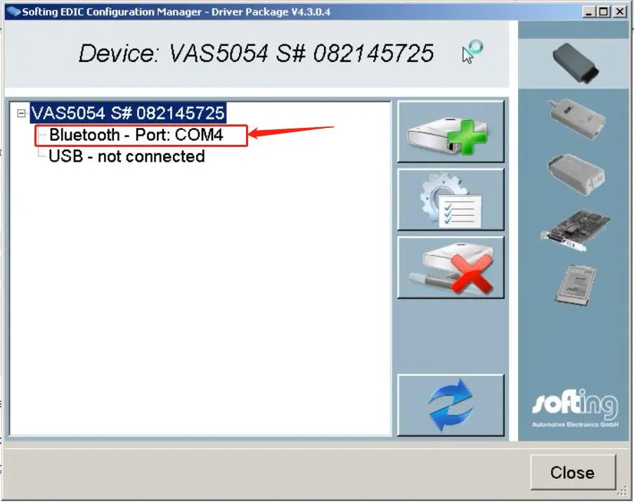 How to connect VAS 5054 with Bluetooth and ODIS diagnosis-9