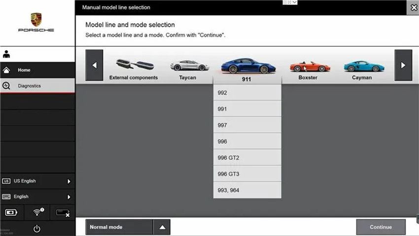 Porsche PIWIS V41.150.000, latest release July 2022-13