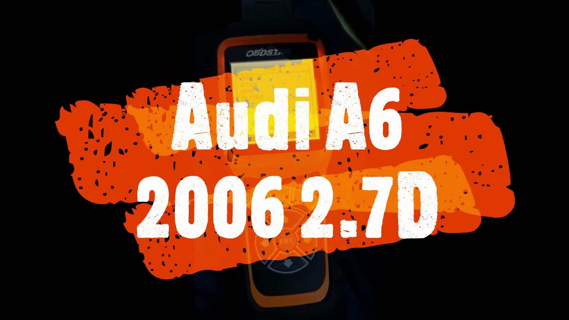 Audi-A6-2006-2.7D-Mileage-Correction-via-Obdstar-X300M-1