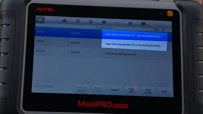 How-to-troubleshoot-the-problem-on-a-2008-Toyota-Sequoia-by-MaxiPRO-MP808TS-4
