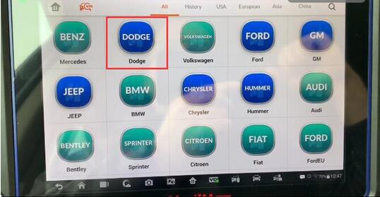 Autel MaxiIM608 Read PIN Code for Dodge Smart Key 1