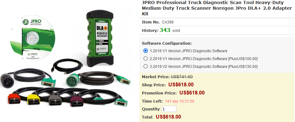 JPRO Professional Truck Diagnostic Scan Tool-1
