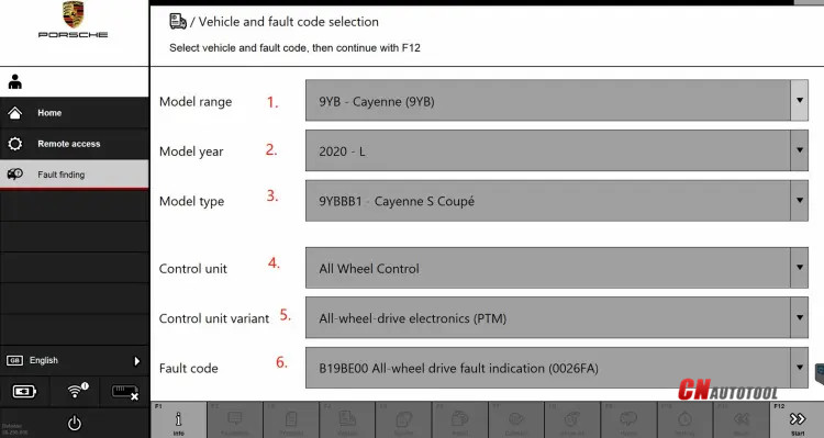 About use the Porsche piwis 3 software to find a Porsche car faultrepair guide-4