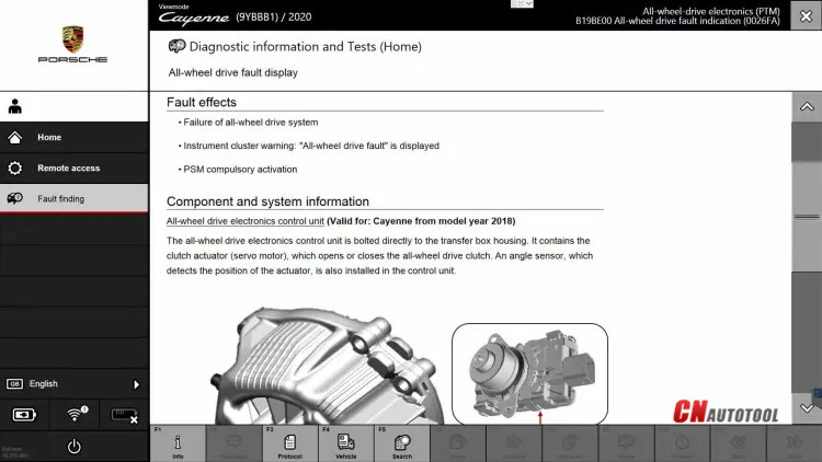 About use the Porsche piwis 3 software to find a Porsche car faultrepair guide-5