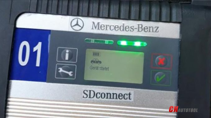How do the MB SD C4 Plus Connection Error-1