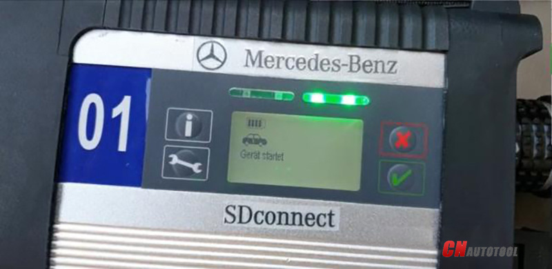 How do the MB SD C4 Plus Connection Error-5