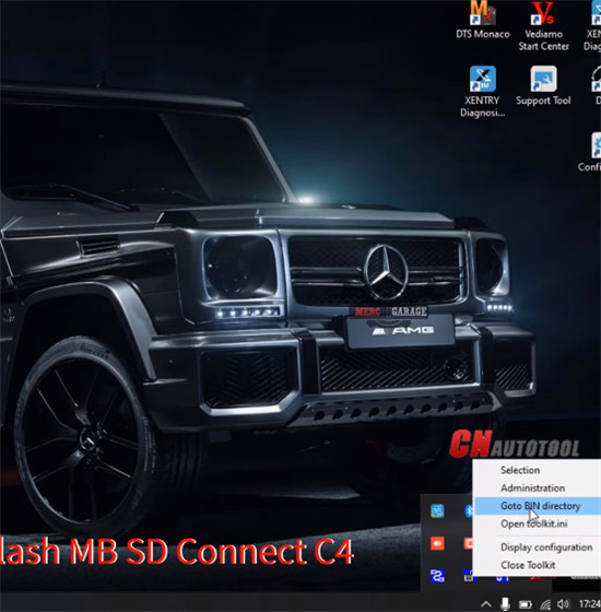 How to reflash MB SD C4 Plus without battery 1