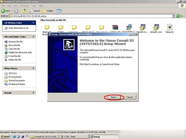 install Consult 3 software for Nissan on Win XP-2 (2)
