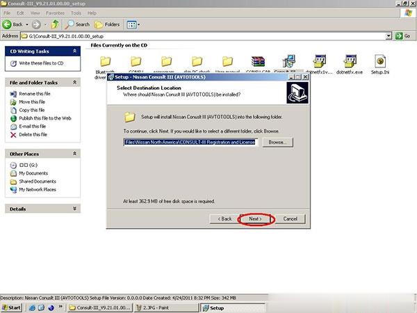 install Consult 3 software for Nissan on Win XP-3 (2)