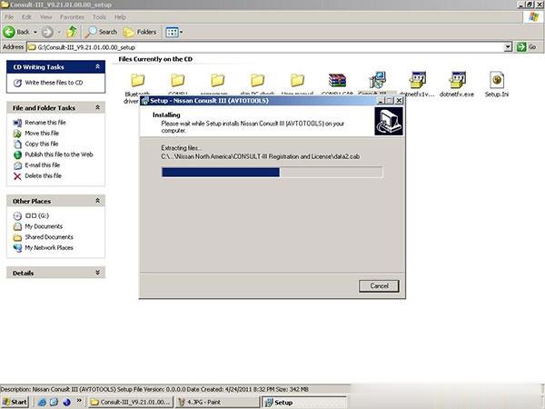 install Consult 3 software for Nissan on Win XP-5 (2)