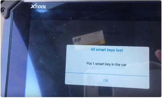 XTOOL X100 PAD2 All Key Lost Programming for Honda Civic 2015 Smart Key 6