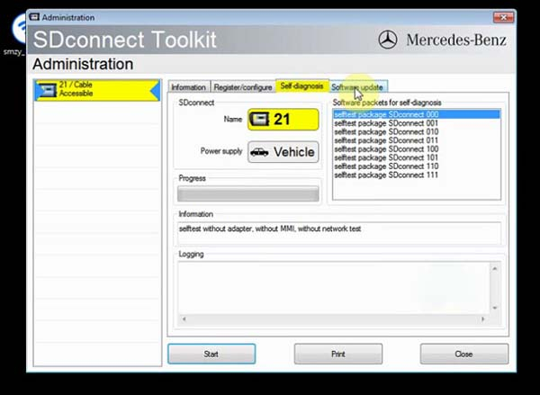 Setting MB SD Connect C4 PLUS DoIP WiFi-6