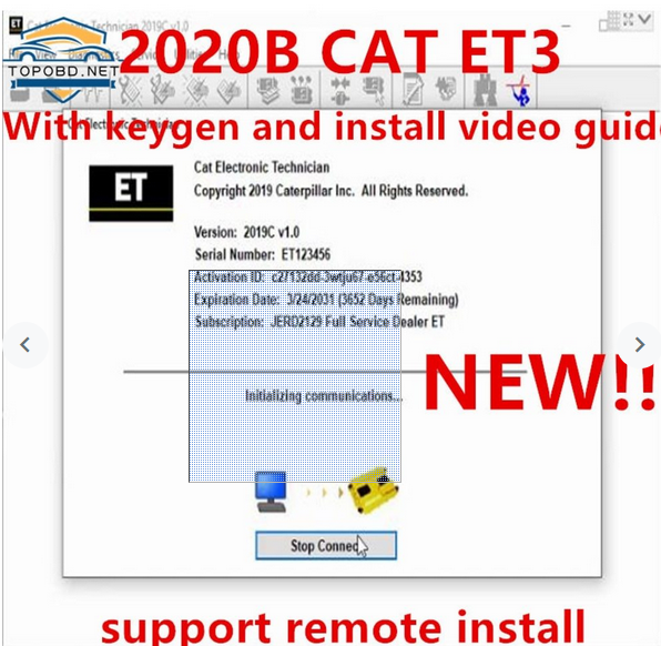 Newest For Caterpillar 2020B Cat ET ET3 Electronic Technician Diagnostic-1