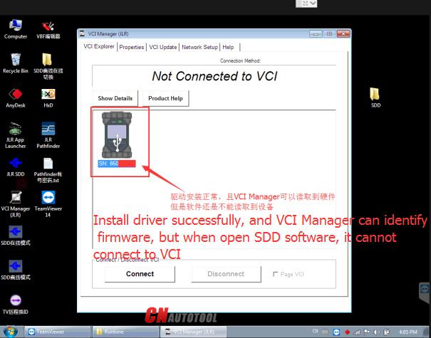 How to Solve JLR DoiP VCI Cannot Connect to SDD Software-2