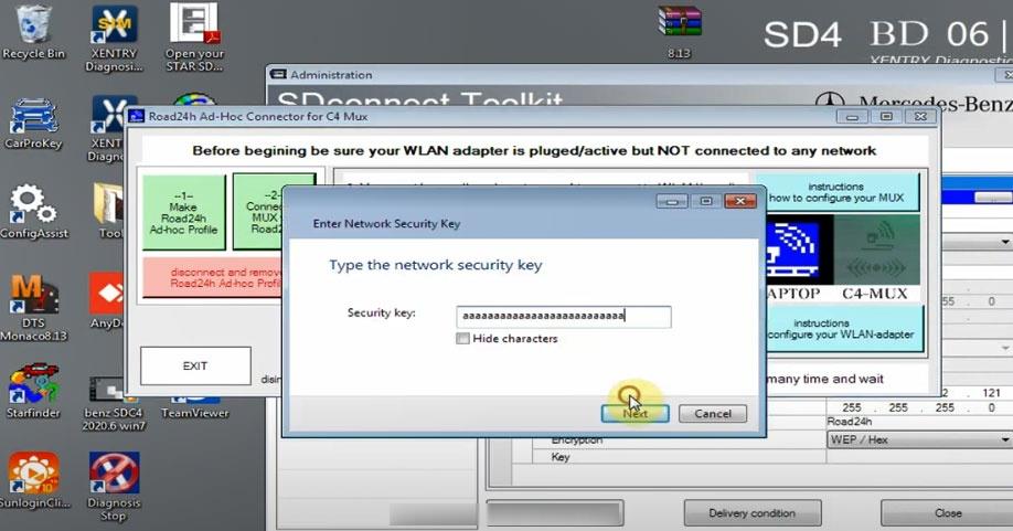 Activate & Set WLAN for MB SD C4 XENTRY Software-13 (2)