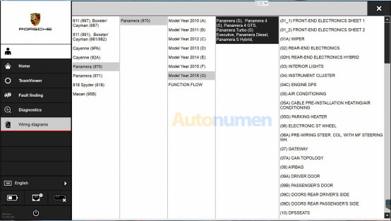 Nouveau Porsche testeur III Piwis3 V38.400.000 logiciel SSD 240G avec ordinateur portable Panasonic CFAX3-2