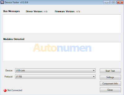 Test the Connection to the Vehicle using NEXIQ Device Tester (USB-Link) and USB-Link 2 Explorer -1