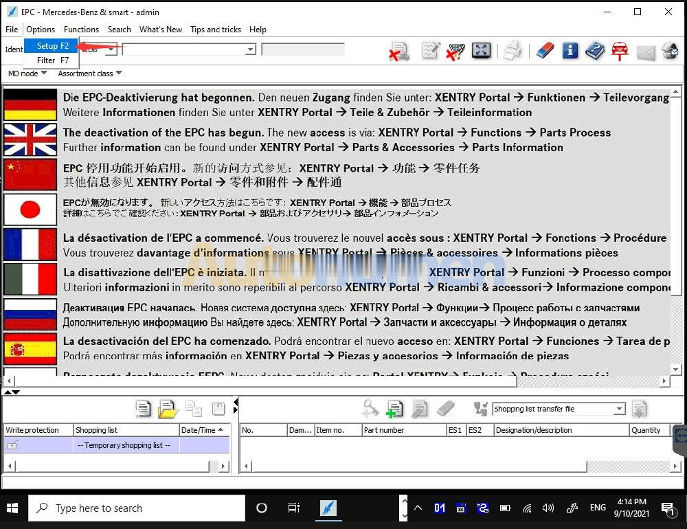 How to Change VXDIAG Benz WIS and EPC Software Language-3 (2)