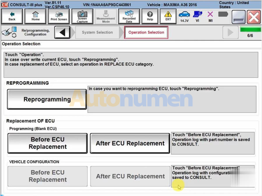 Nissan ECU Reflash Update Procedure with Consult III Plus-4 (2)
