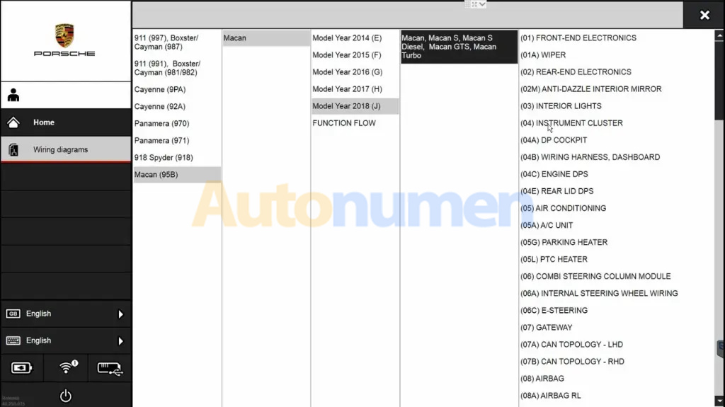 Porsche piwis tester 3 V40.250.035, SD card update,Engineer mode-7