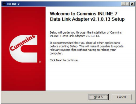 How to Install the Cummins INLINE 7 Data Link Adapter Drivers-1