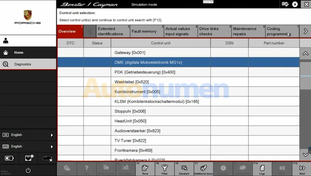 Porsche Piwis 3 Software V40.300.010, with Engineer Mode, can be updated via SD card-15