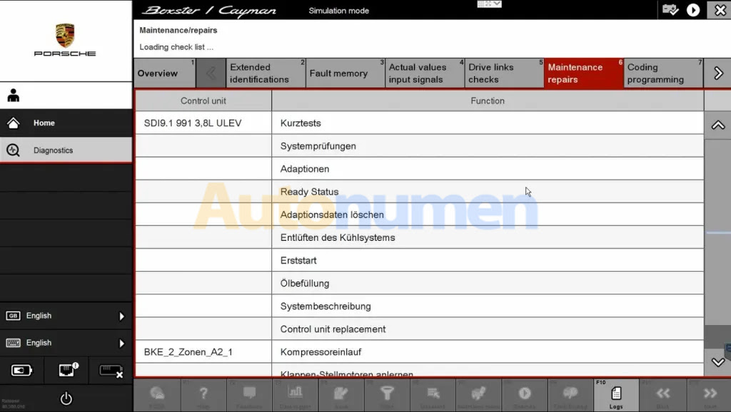 Porsche Piwis 3 Software V40.300.010, with Engineer Mode, can be updated via SD card-16