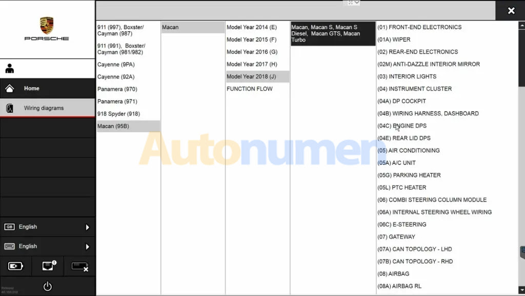 Porsche Piwis 3 Software V40.300.010, with Engineer Mode, can be updated via SD card-7