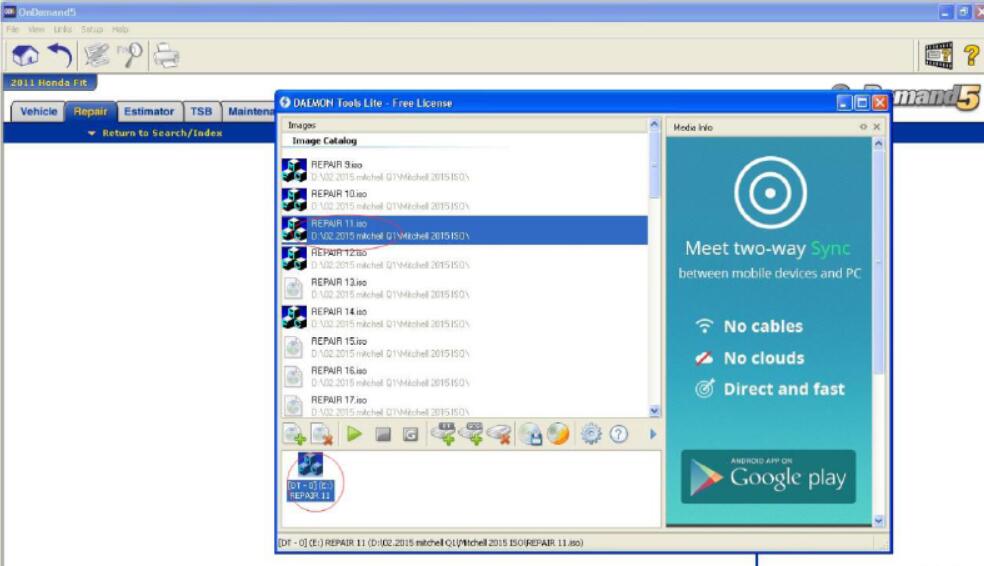 23.How to Open the Corresponding Disk When Running Mitchell Ondemand5 Software-6