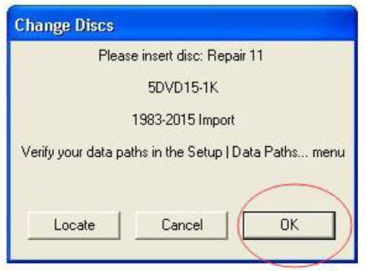 How to Open the Corresponding Disk When Running Mitchell Ondemand5 Software-8