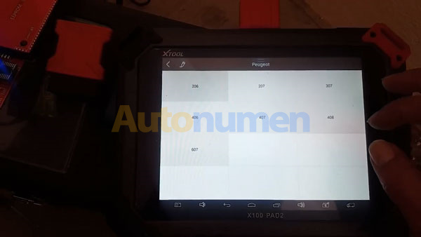 How XTOOL X100 Pad2 Read Peugeot 206 BSI Pin Code-7