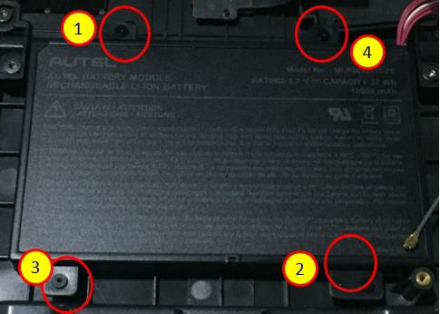 How to change the battery for Autel MaxiSys MS906TS and MS906BT-7
