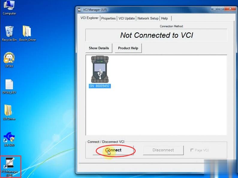 How do I configure WiFi for the original JLR DoIP VCI Setup wireless connection-1 (2)