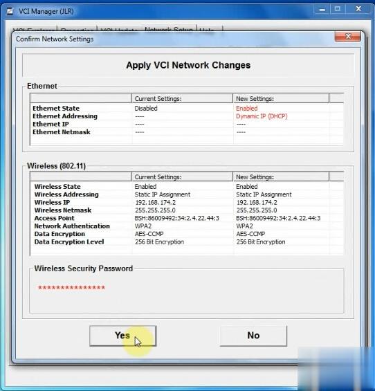 How do I configure WiFi for the original JLR DoIP VCI Setup wireless connection-4 (2)